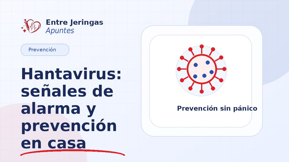 Hantavirus: señales de alarma y limpieza segura para prevenir riesgos